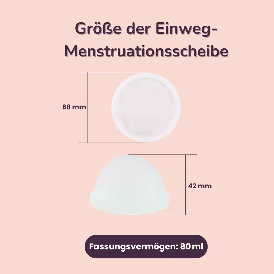 Einweg-Menstruationsscheibe