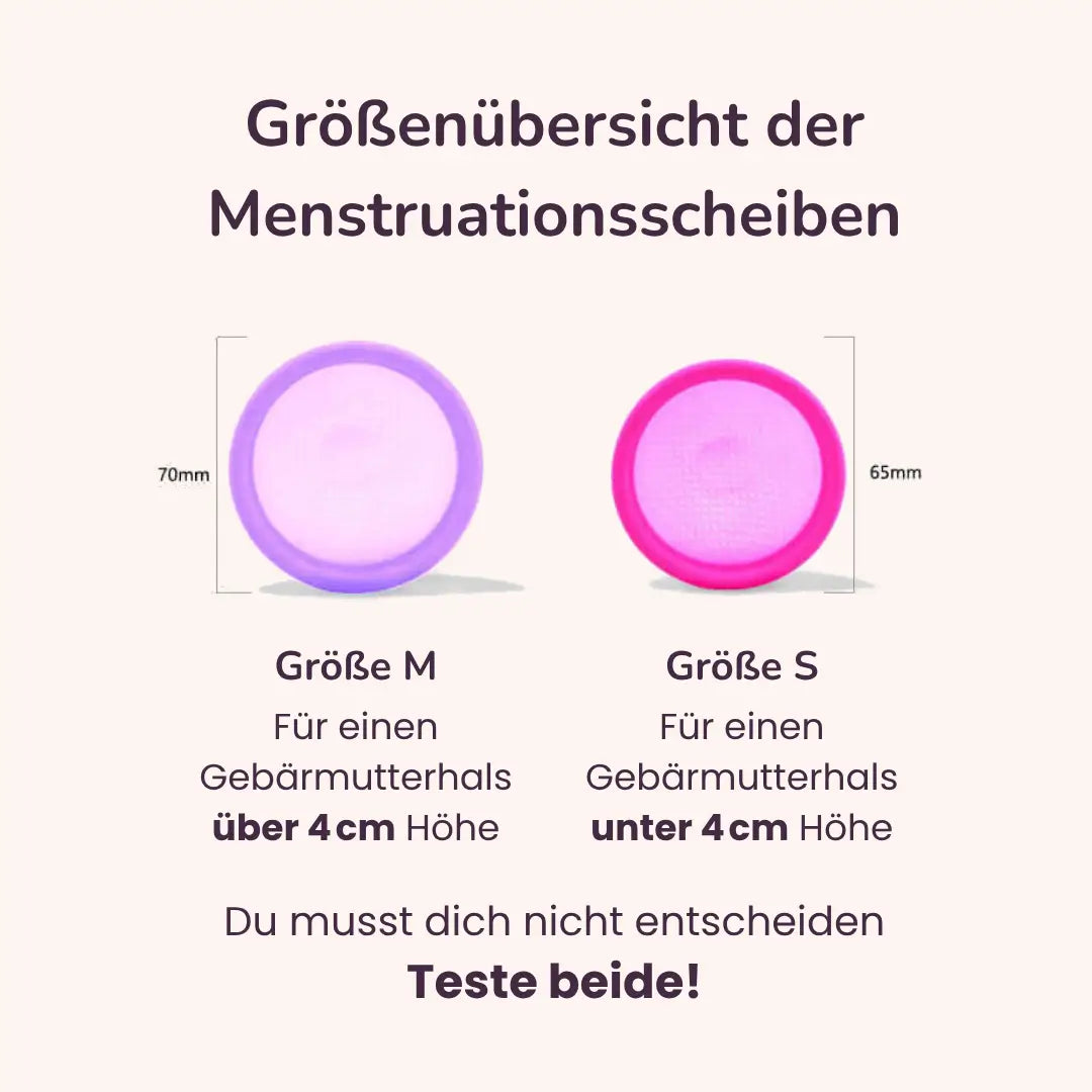 Menstruationsscheibe - 1 kaufen + 1 gratis