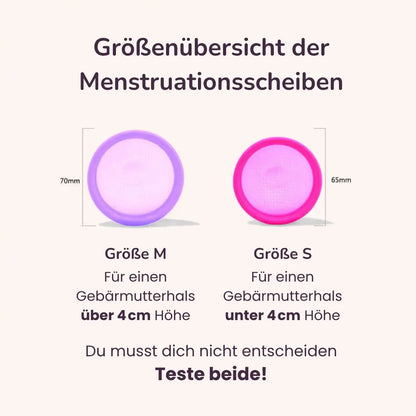 Menstruationsscheibe - 1 kaufen + 1 gratis